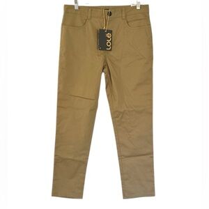 LOLE Men’s Tan Perry Pants Size 30 Style LSM0056 NEW With Tags MSRP 135.00